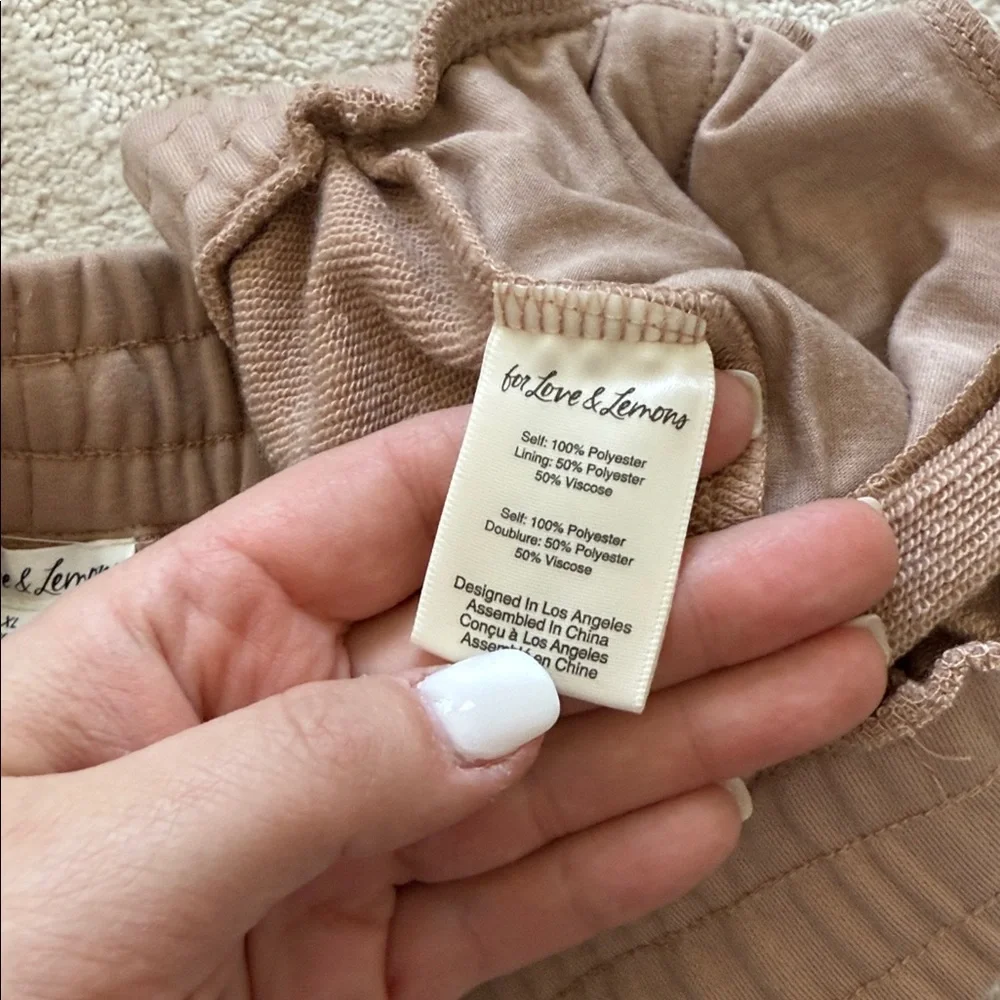 NEW- For Love and Lemons Tan Shorts